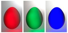 R-G-B-Trilogie ( Oster-) Eier