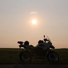 R1200GS in der Abendsonne