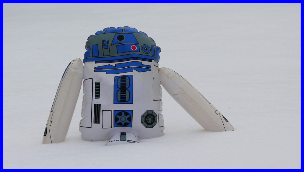 R2D2 auf dem Eisplaneten Hoth