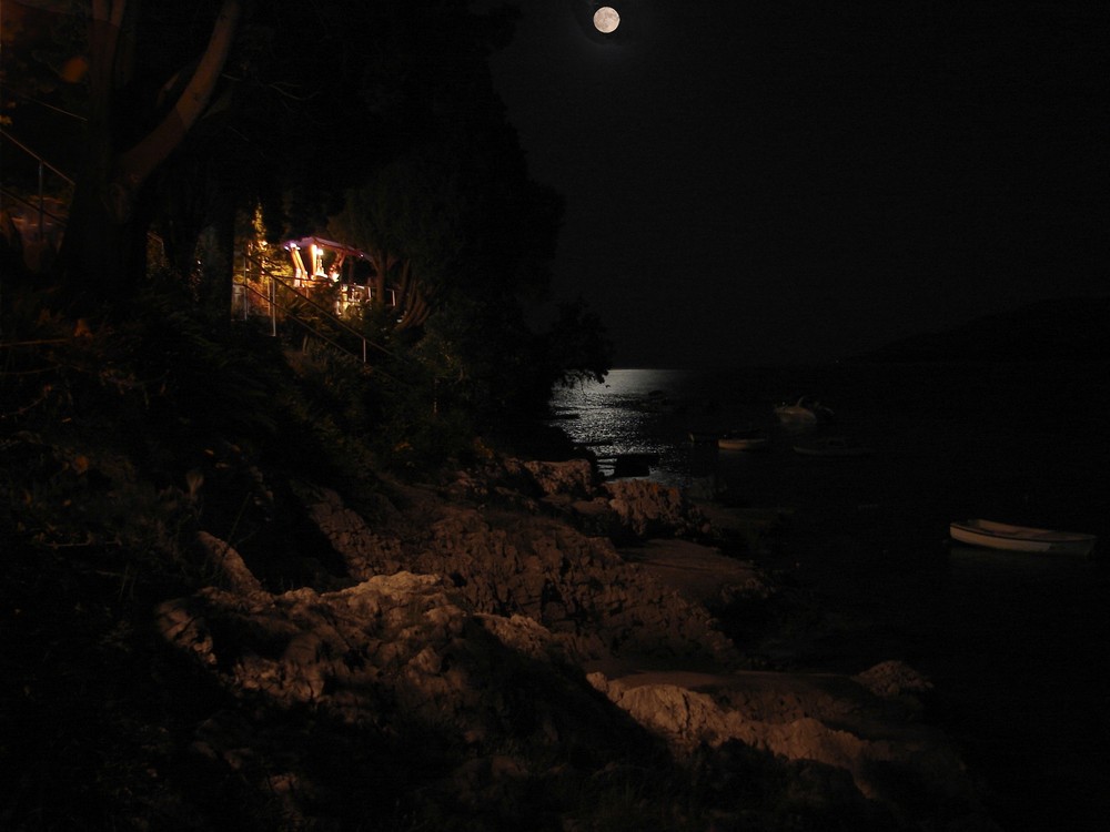 Rabac (Istria) by night