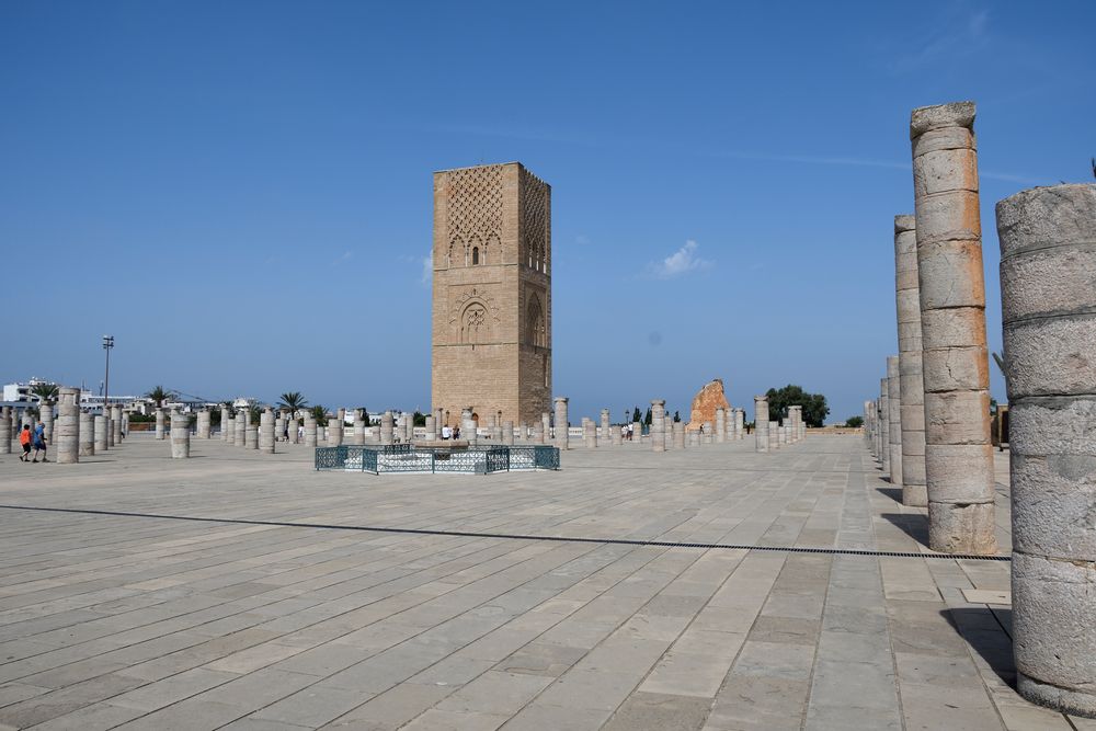 Rabat - der Hassan-Turm 