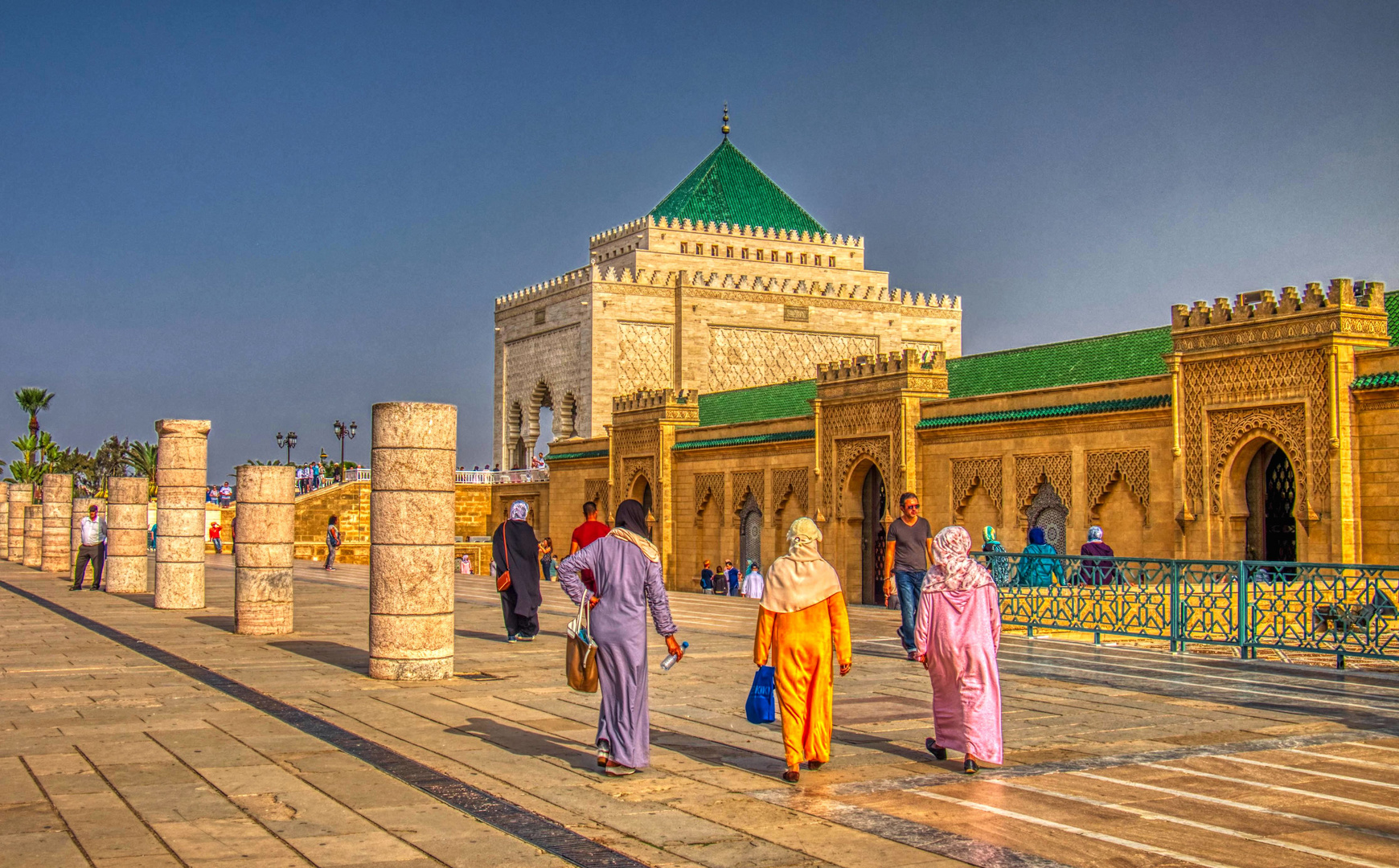 Rabat:    Hassan-Moschee