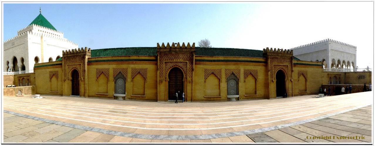 Rabat: Panorama Mausoleum Mohammed V