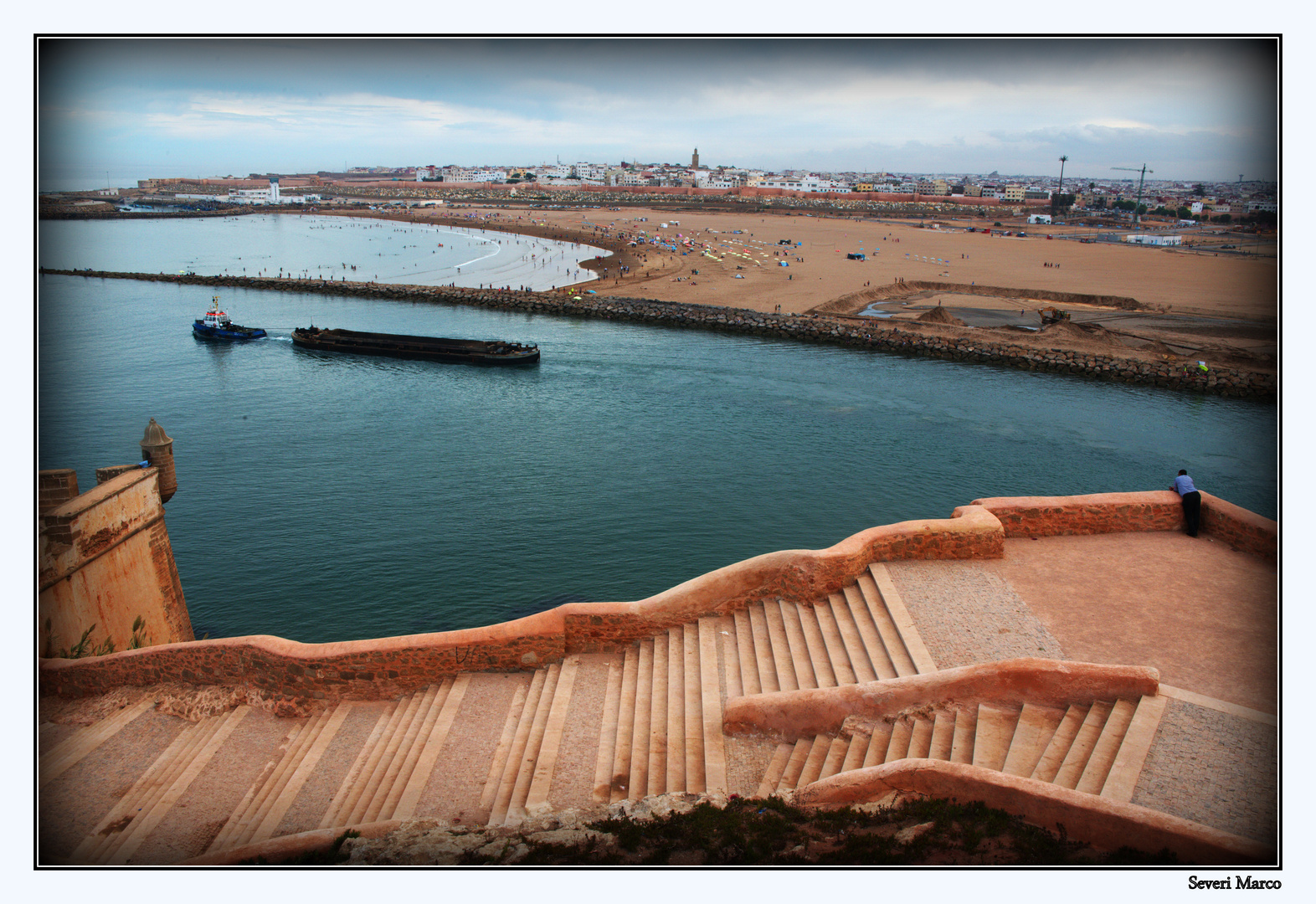 Rabat- Salè vista dalla kasbah des ouidades