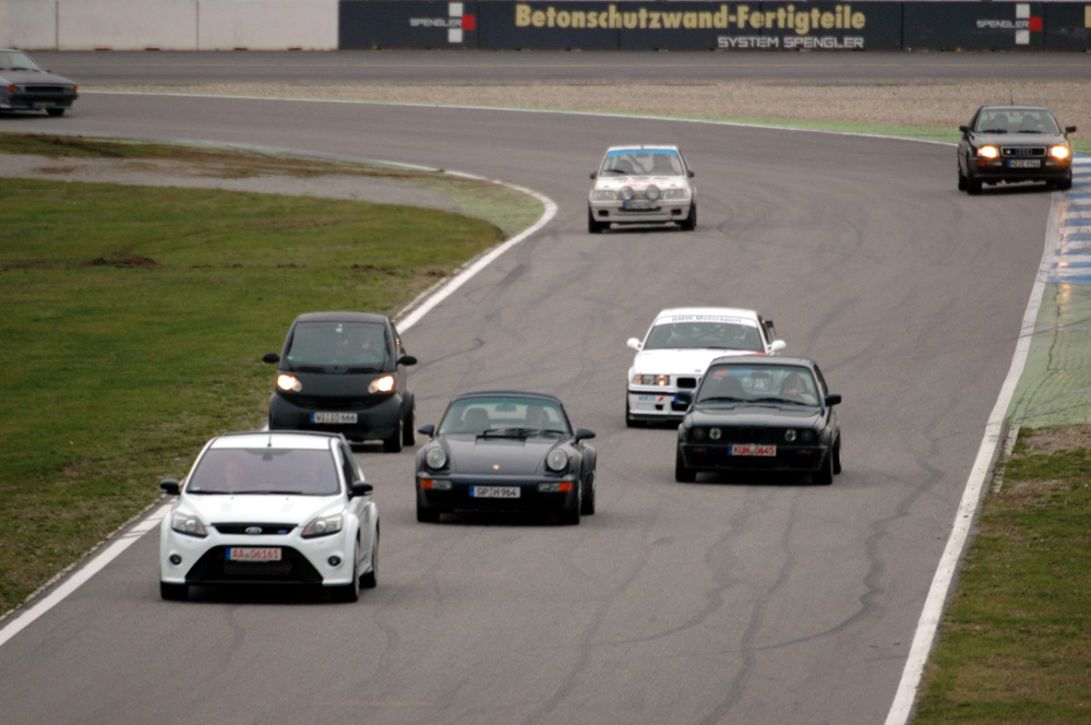 Racekugel auf dem Hockenheimring