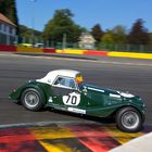 ...racing the Morgan Plus 4 Super Sports.....