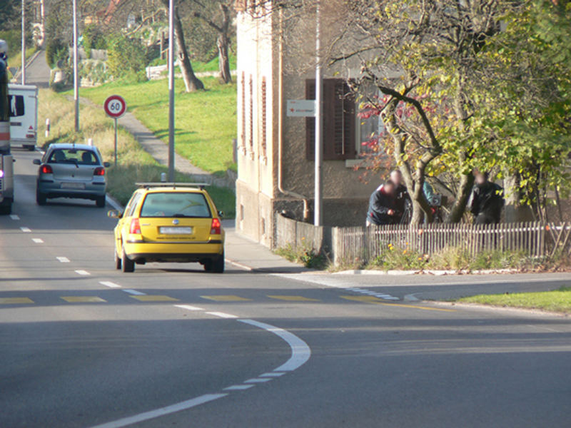 Radarfalle gemessen wird auf 50