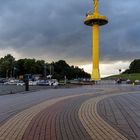 Radarturm Sandstedt, bei typisch norddeutschen Wetter..