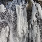 Radau-Wasserfall gefroren