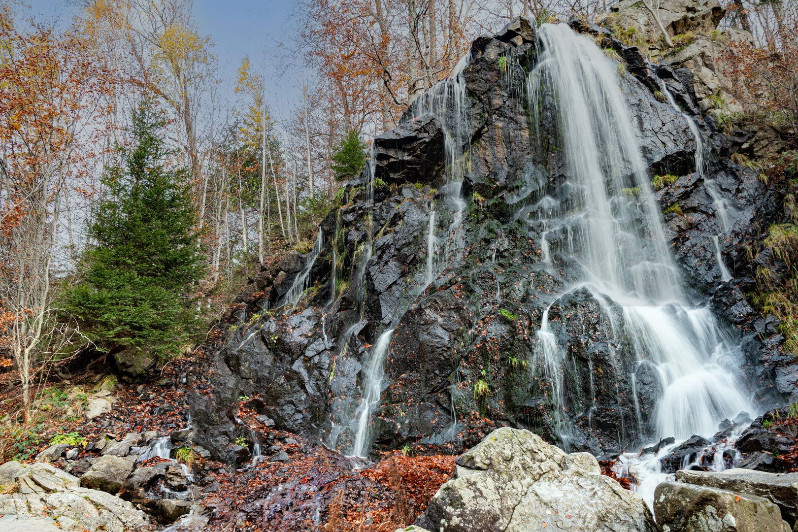 Radauerwasserfall im  Spätherbst