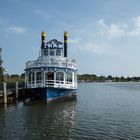 Raddampfer auf dem Bodstedter Bodden