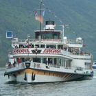 Raddampfer auf dem Rhein "Goethe"