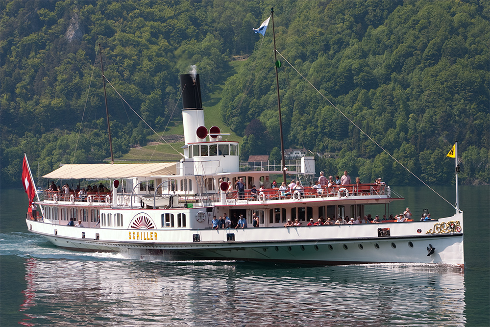 Raddampfer auf dem Vierwaldstättersee