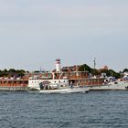 Raddampfer "Freya" zur Hanse Sail 2013 in Rostock