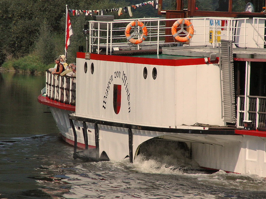 Raddampfer im Einsatz