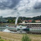 Raddampfer „Leipzig“ auf der Elbe