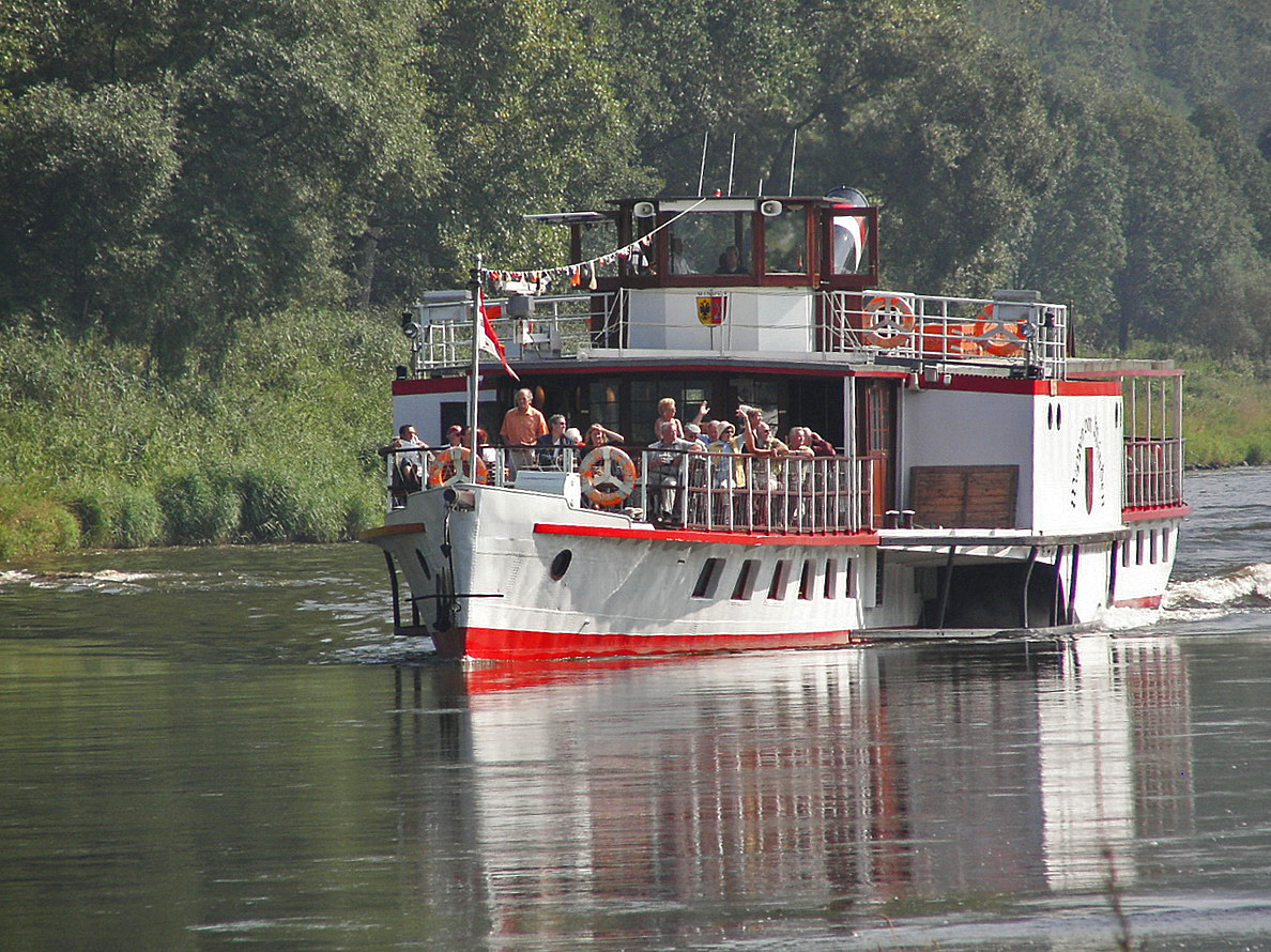 Raddampfer Weser - Wappen von Minden