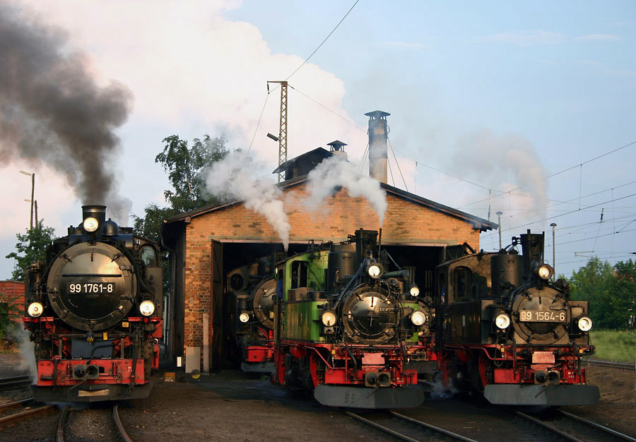 RadebeulOst Foto & Bild schmalspur, eisenbahn, verkehr & fahrzeuge