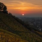 Radebeul - Sonnenaufgang über Schloss Wackerbarth