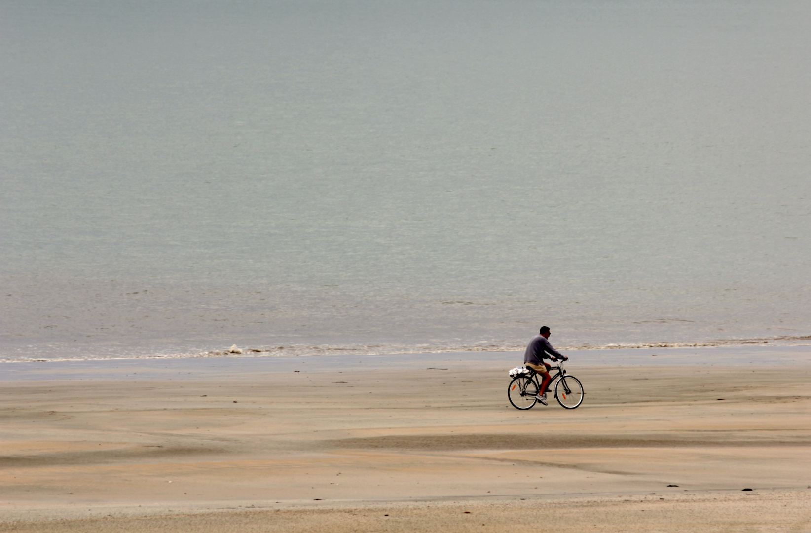 Radeln am Strand