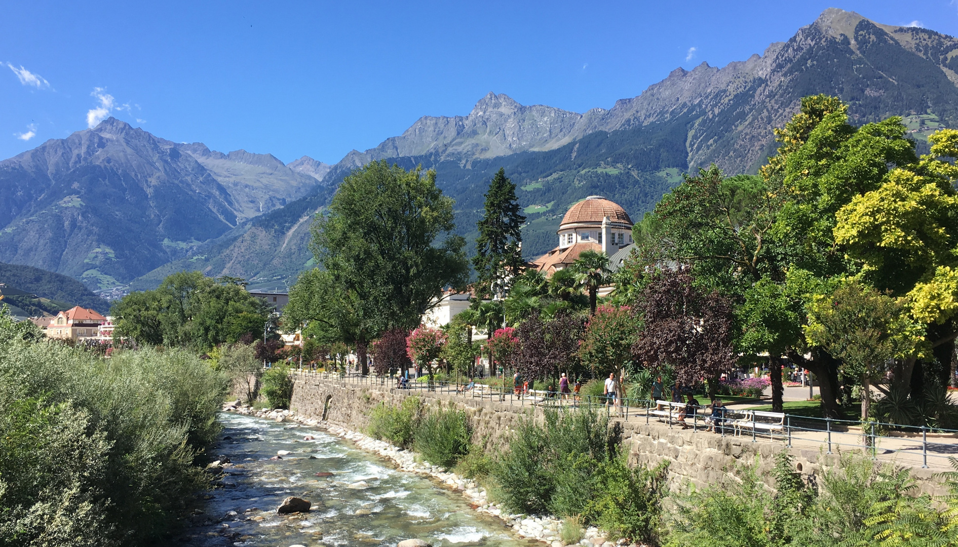 Radeln auf dem Etsch-Radweg von Nauders bis zum Gardasee