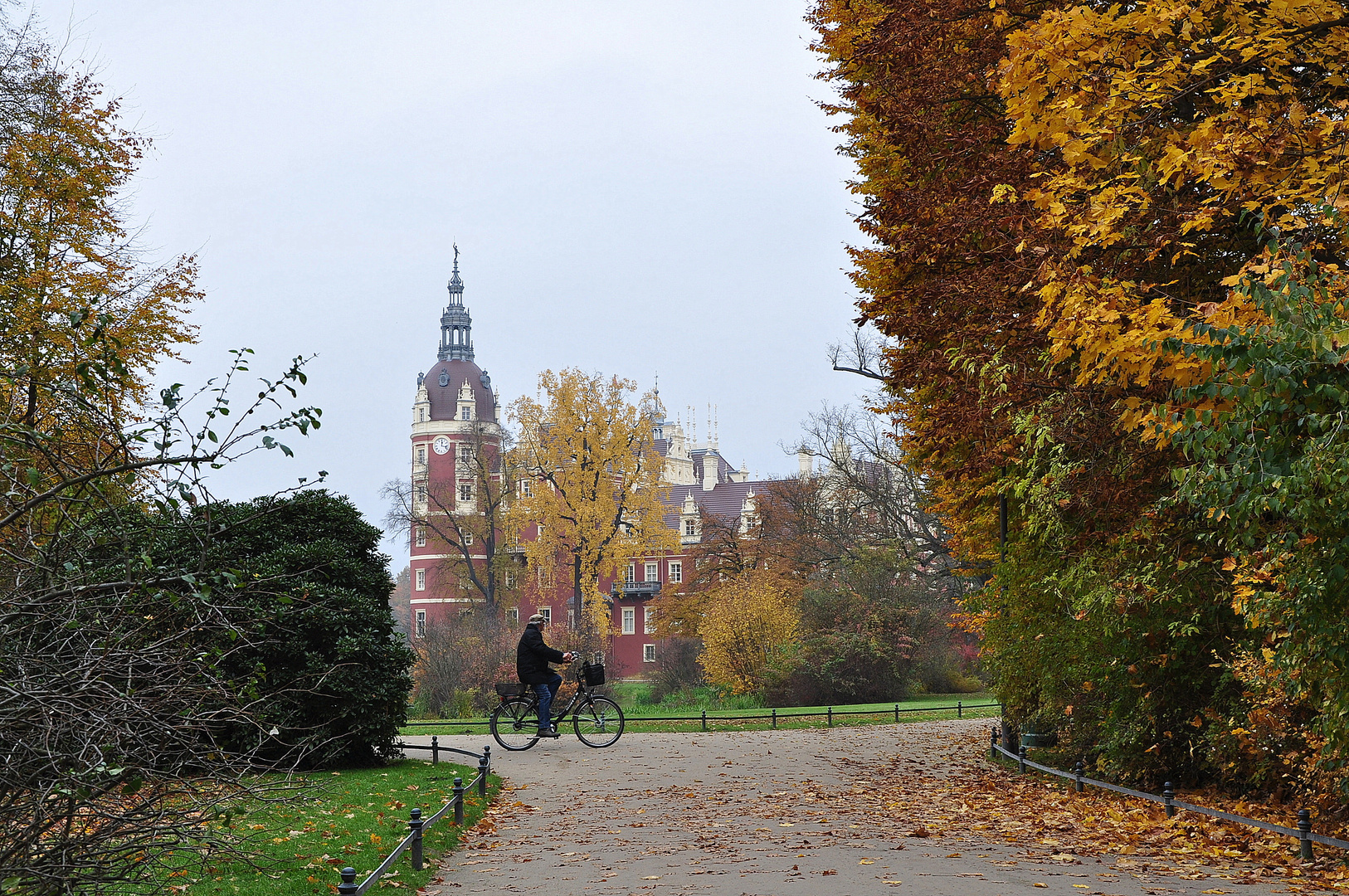 Radeln im Park