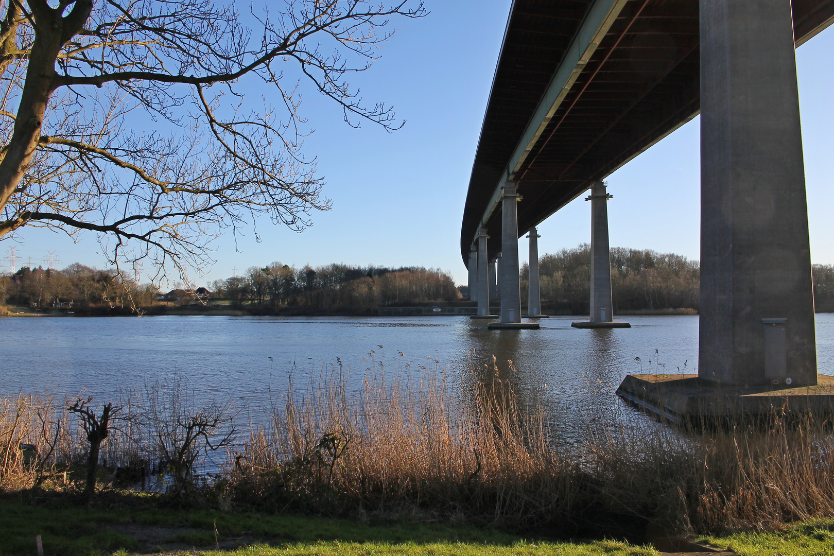 Rader Hochbrücke bei Borgstedt