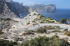 Radfahrer am Cap de Formentor