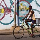 Radfahrer in Cienfuegos