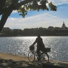 Radfahrer in Stockholm