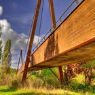 Radfahrerbrücke über die Lahn bei Eschofen