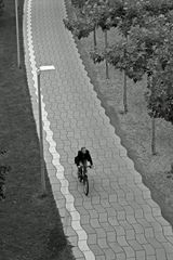 Radfahrerin