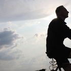 Radfahrersilhouette