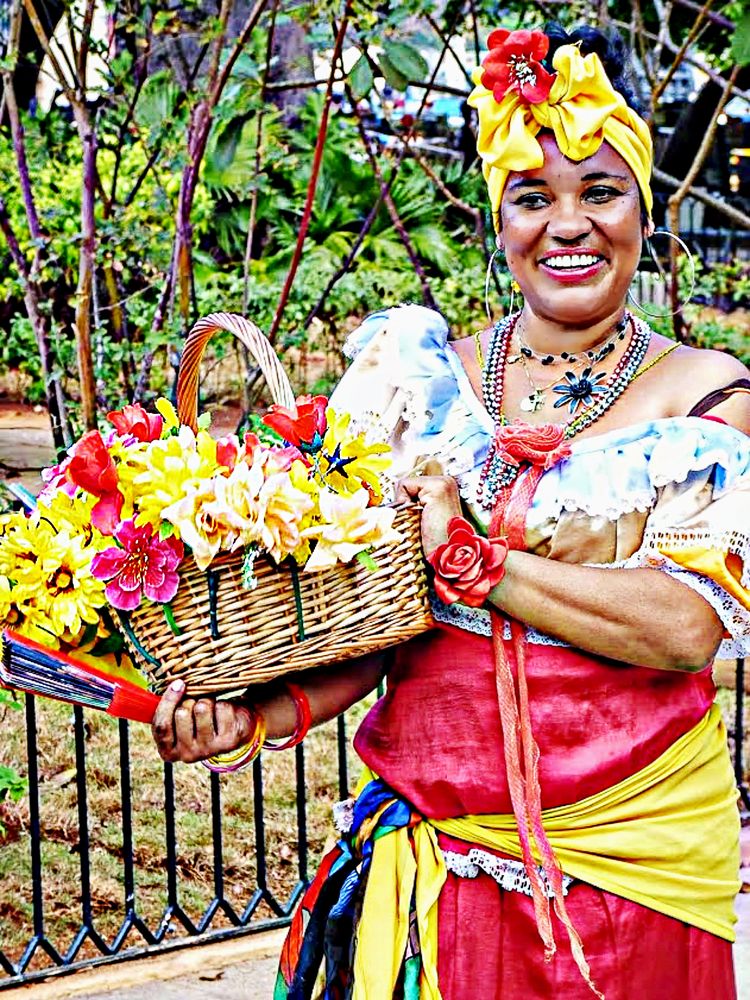 Radieuse la bouquetière