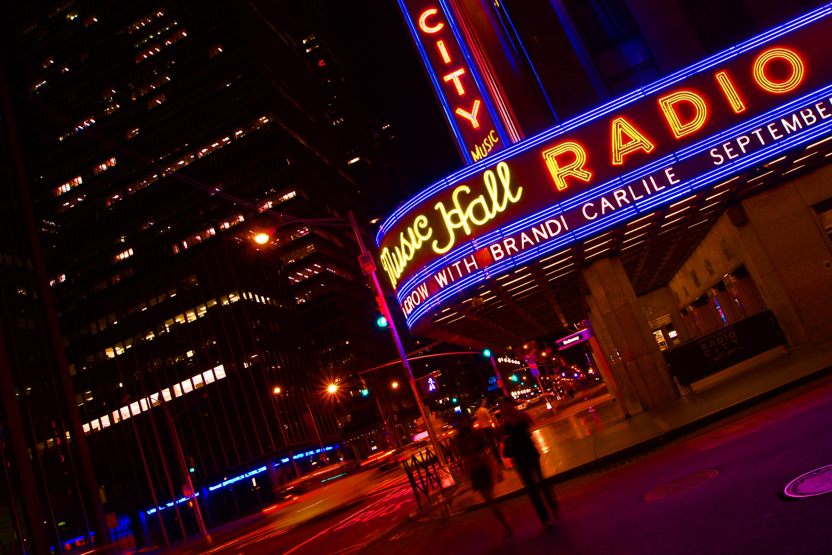 Radio City Music Hall at Night