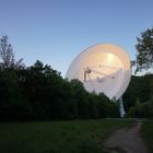 Radioteleskop Effelsberg im Sonnenuntergang