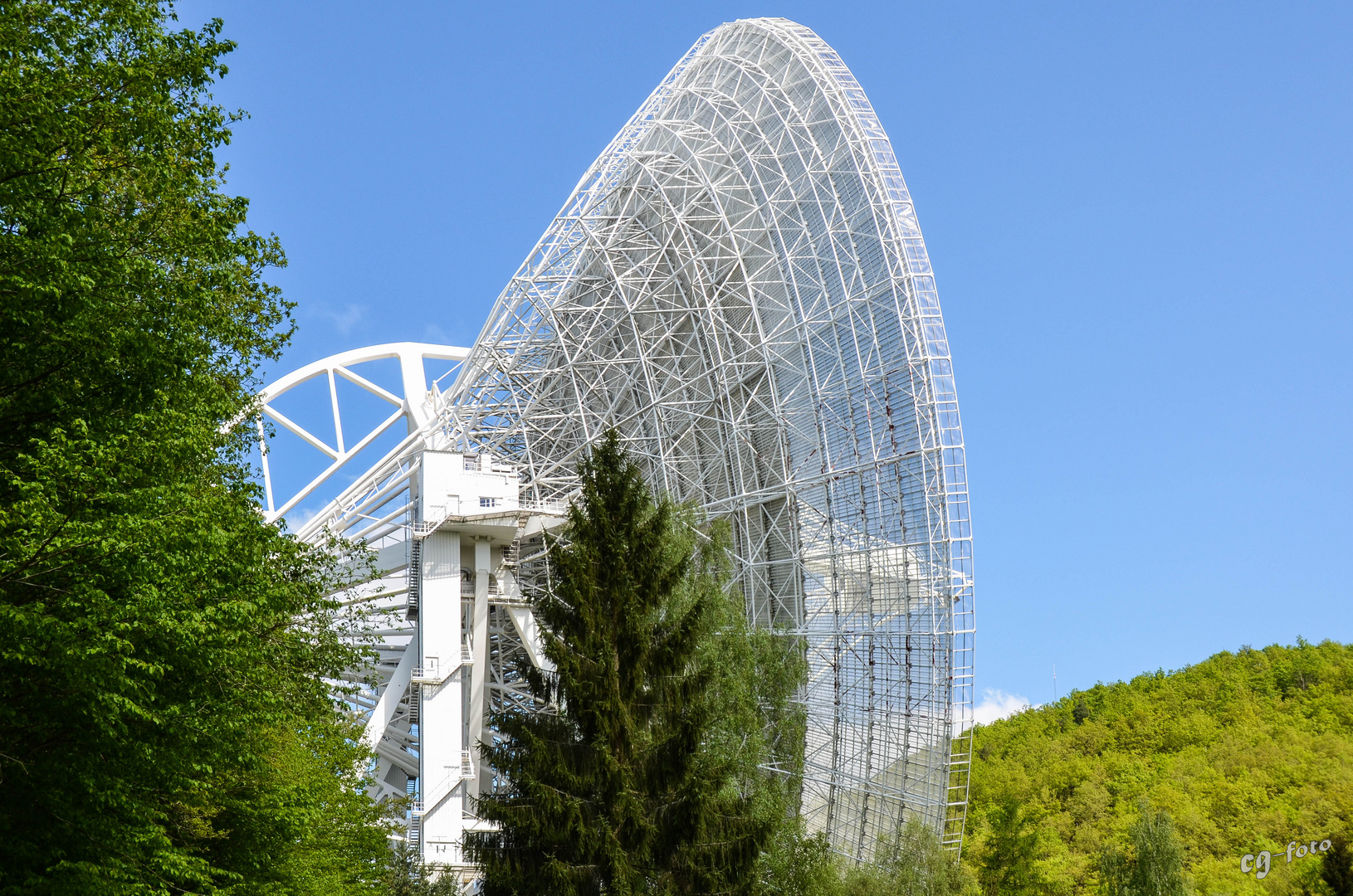 Radioteleskop Effelsberg in der Eifel