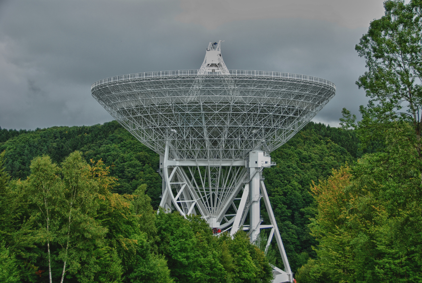 Radioteleskop in Effelsberg / Eifel