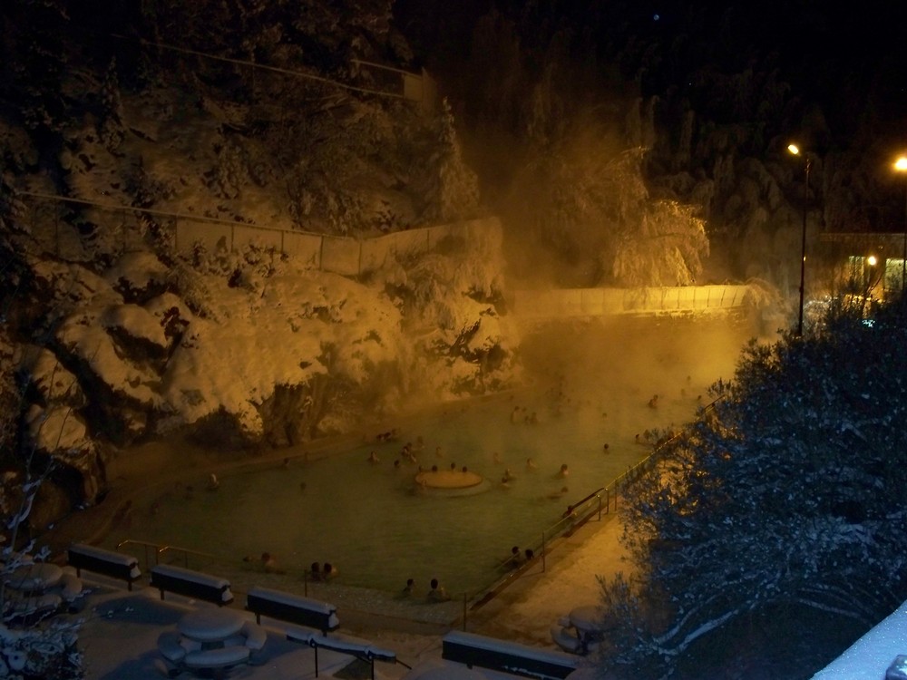 Radium Hot Springs in Kanada