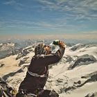 Radler mal anders Trinken im Hochgebirge.