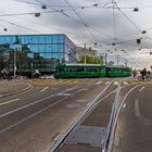 Radler und Trambahn