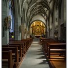 Radolfzeller Münster - Blick ins südliche Seitenschiff