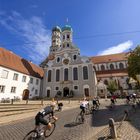 Radrennen bei St. Ulrich und Afra vorbei