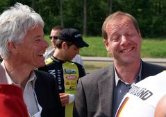 Radsport: Hartmut Bölts und Christian Prudhomme