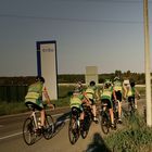 Radsporttraining  in der Rheinebene