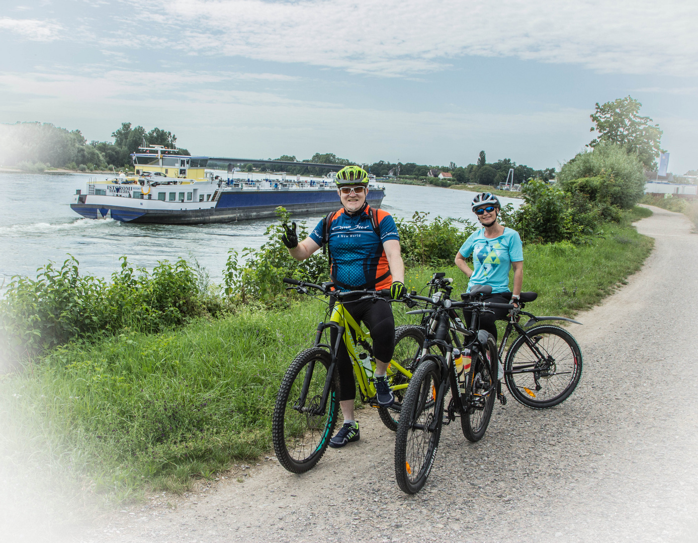 Radtour am Rhein 