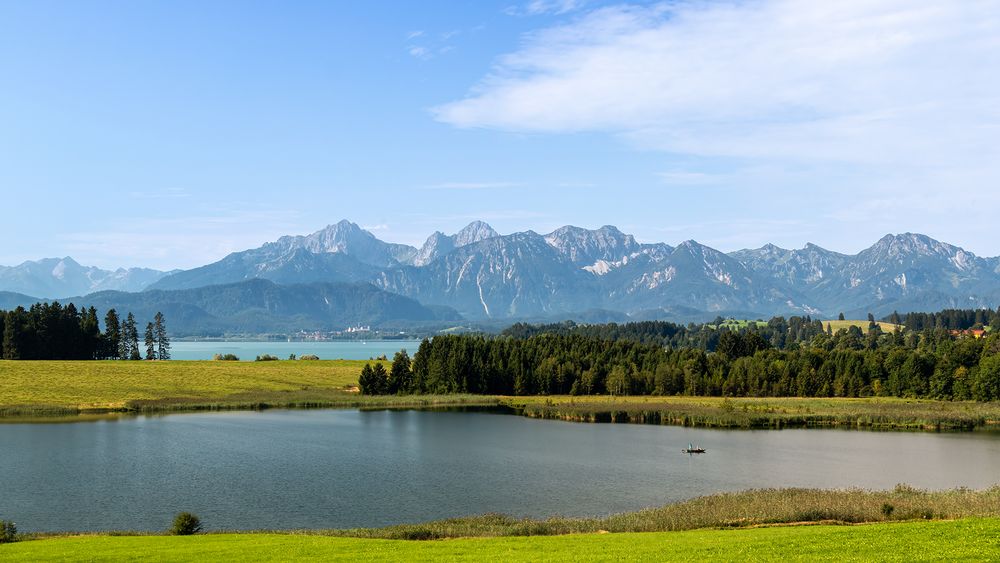 Radtour Forggensee, Alatsee und Weißensee