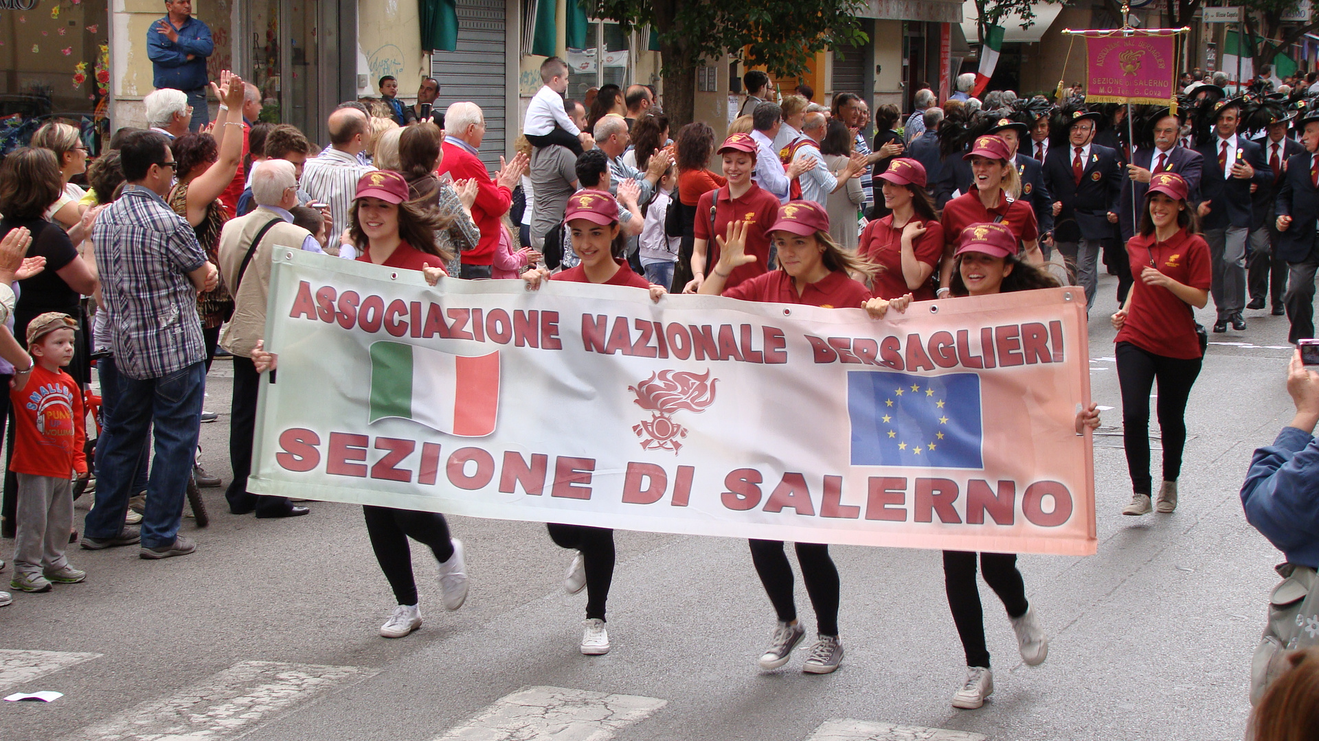 Raduno dei Bersaglieri a Salerno