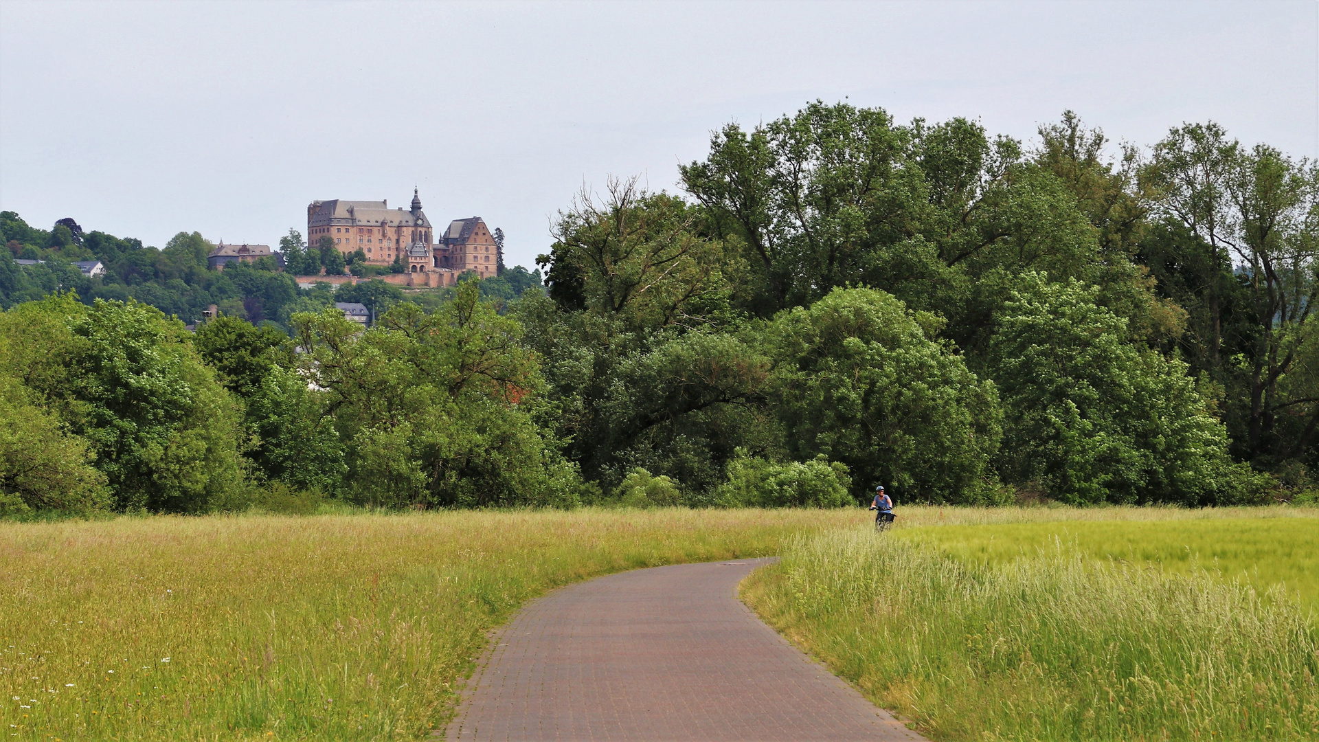 Radwandern bei Marburg