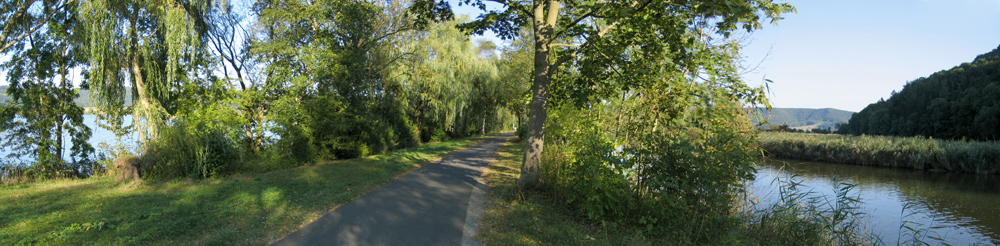 Radweg Werra-Nordsee zwischen Werra und Werratalsee